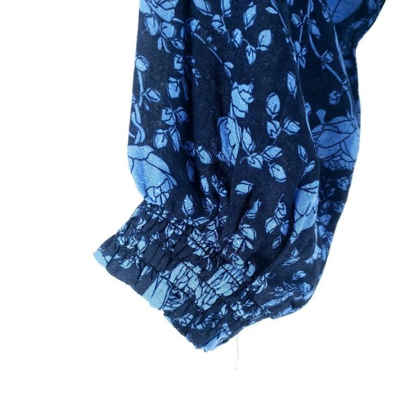 ANTHROPOLOGIE NUMPH Floral Flowy High Neck Shirt - Picture 4 of 8